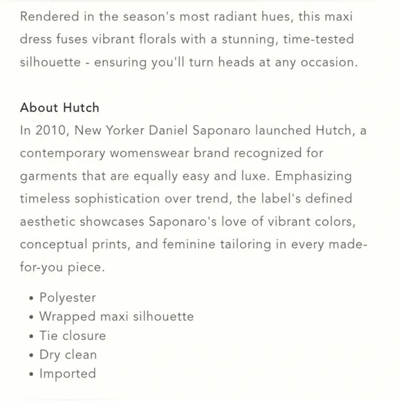 Anthropologie Hutch Pink Floral Reva Wrap Maxi Dress size XS Like New - Picture 7 of 16